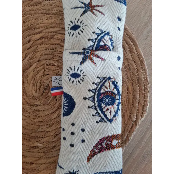 Masque à yeux à la lavande motif troisième œil