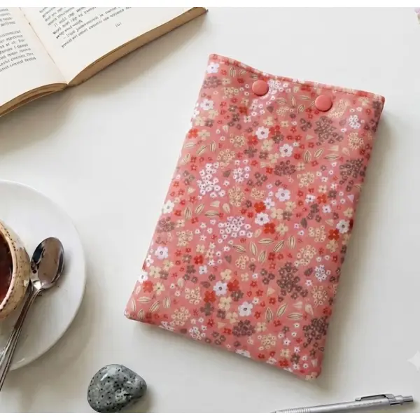Pochette à livre coton et rembourré