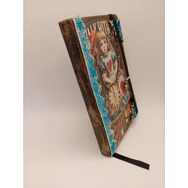 Carnet de notes porte-bonheur "alice et le trèfle"