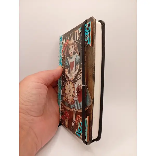 Carnet de notes porte-bonheur "alice et le trèfle"