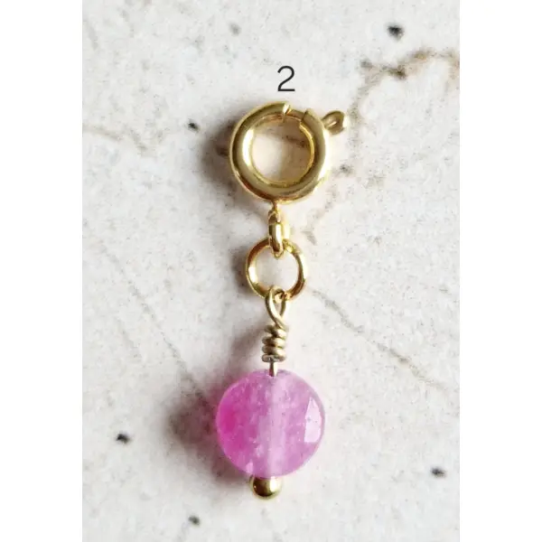 Charms perles pierres naturelles
