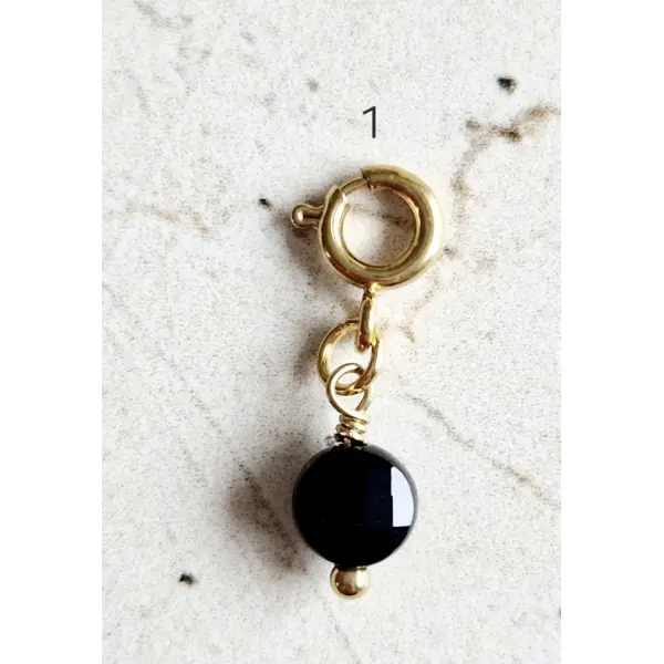 Charms perles pierres naturelles