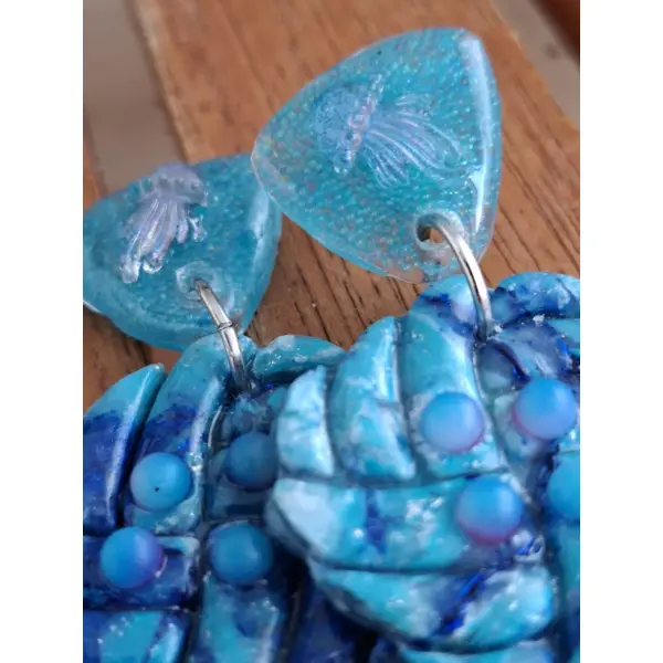 Boucles d'oreilles "eclat des profondeurs"