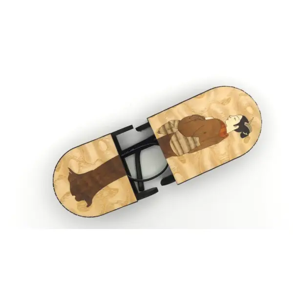 Etui à lunettes en marqueterie modèle lady shinagawa