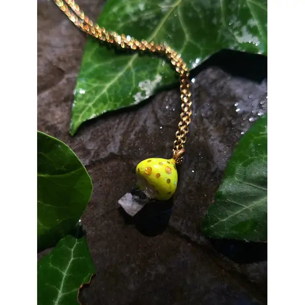 Pendentif champignon fluorescent