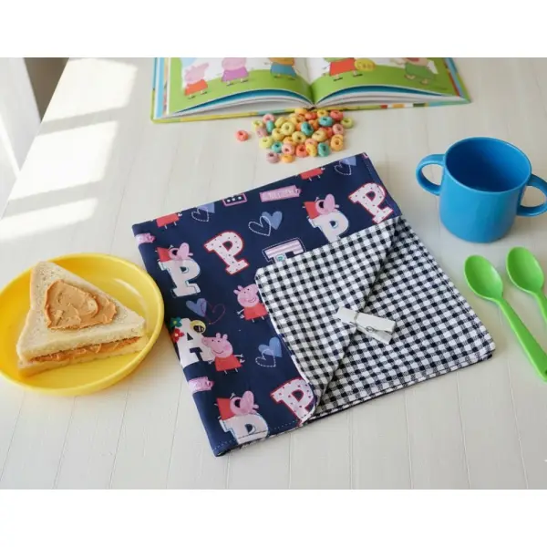 Serviette de table pour enfants peppa pig