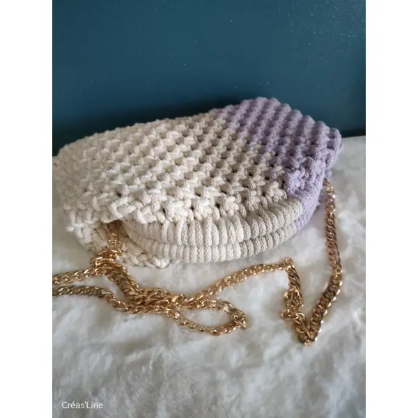 Sac clapet tricolore