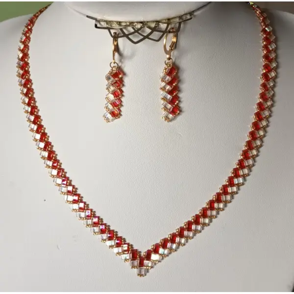 Parure chevron miyuki a733
