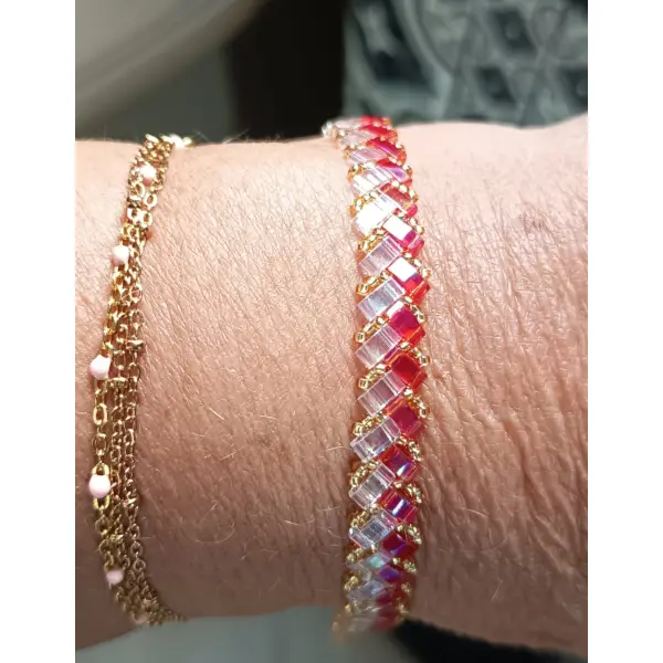 Bracelet chevron miyuki a732