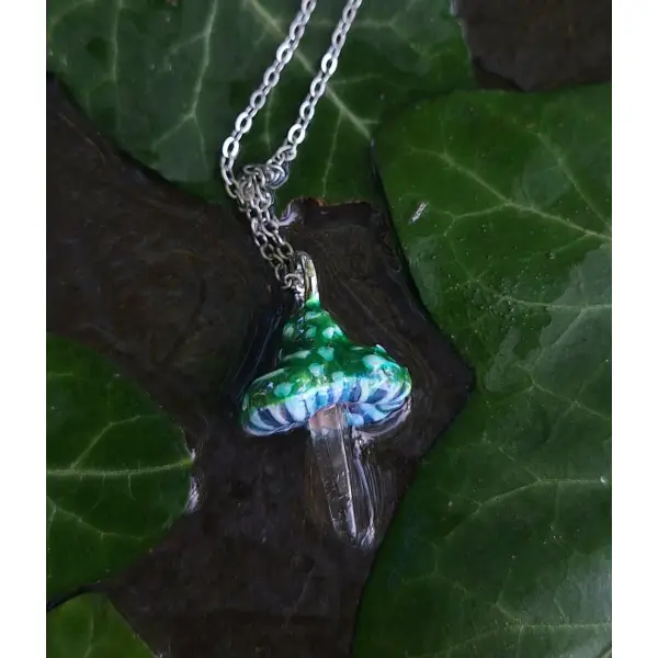 Collier champignon magique