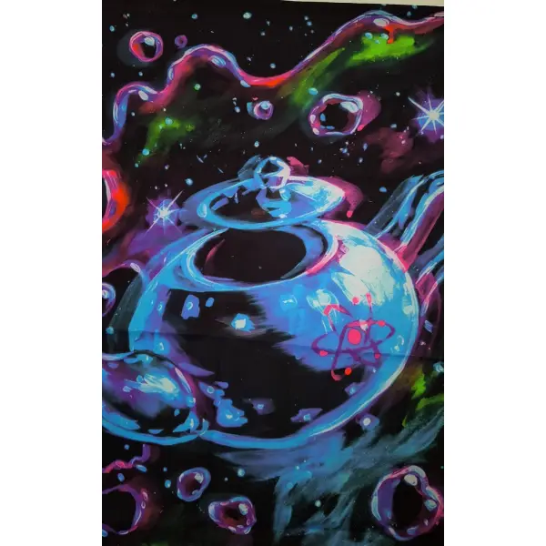 Tapestrie fluorescente cosmos