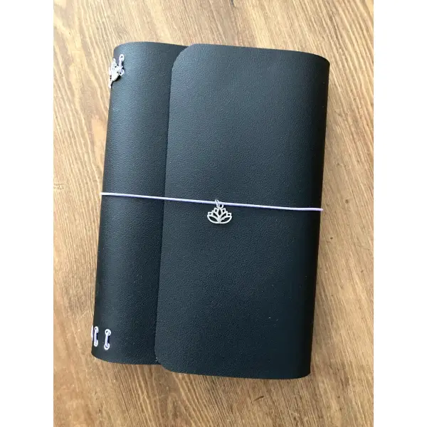 Organisateur noir – 2 carnets a5 & pochette zippée pochettes pour cartes