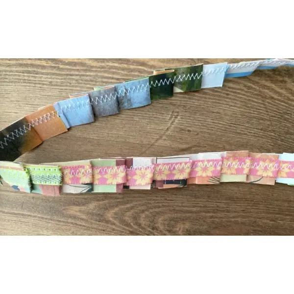 Rubans de papier et tissu