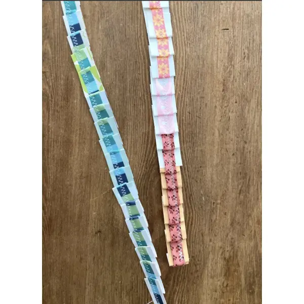Rubans de papier et tissu