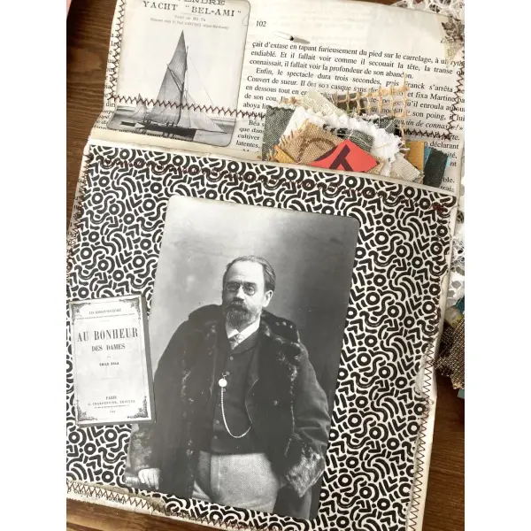 Lot d'embellissements cousus pour journaux indésirables