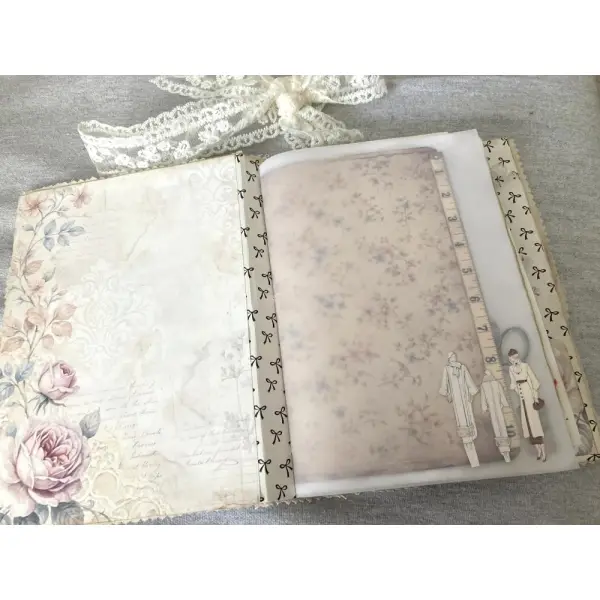 Journal décoratif - thème couture