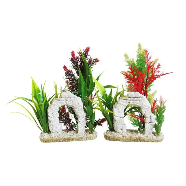Pont aquatique, décoration pour aquarium