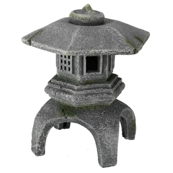 Décoration d'aquarium, Balinese lantern 2 - L.12,5xl.12,5xH.14,8cm