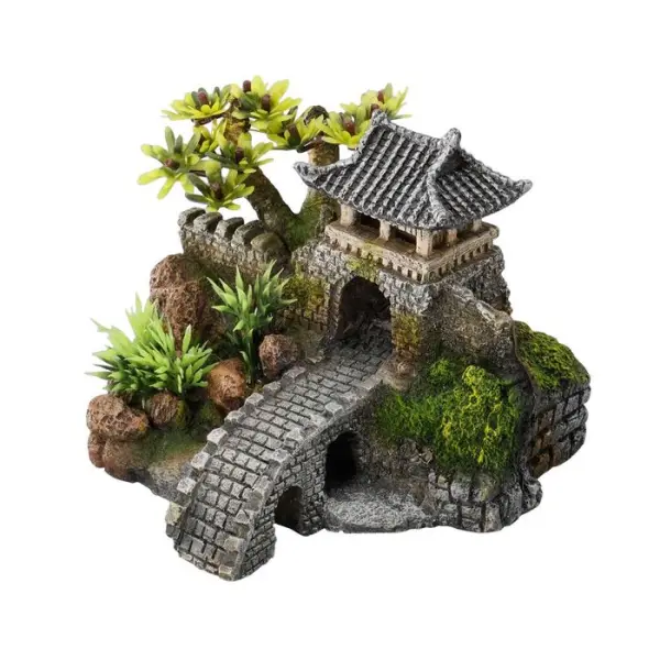 Décoration d'aquarium, Gate bridge - L15,7xl13,5xH11,5cm