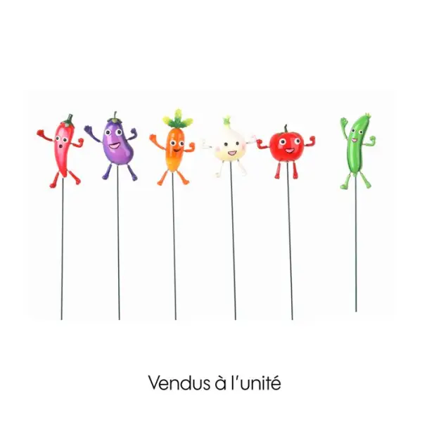 Décoration à piquer : petit légume - H.70cm