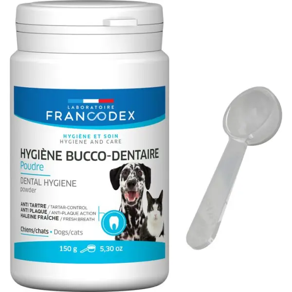 Dentifrice en poudre pour chien 70G