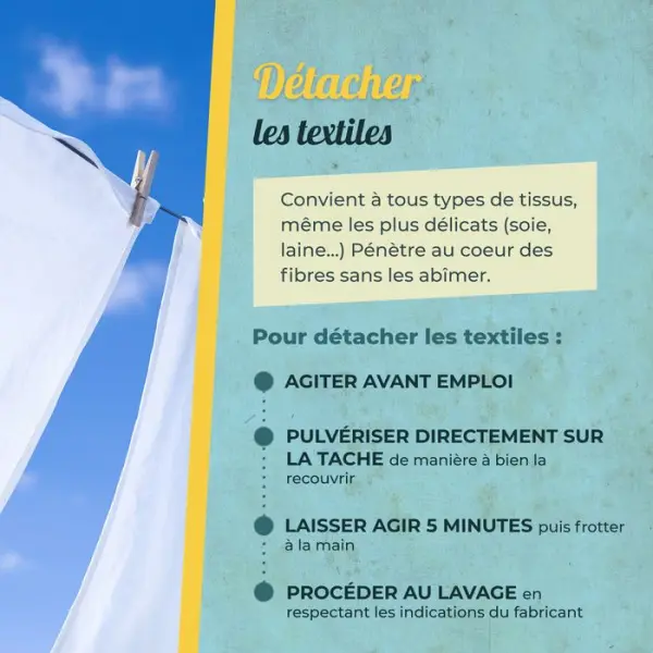 Détachant spray au fiel de bœuf 500ML Fabulous