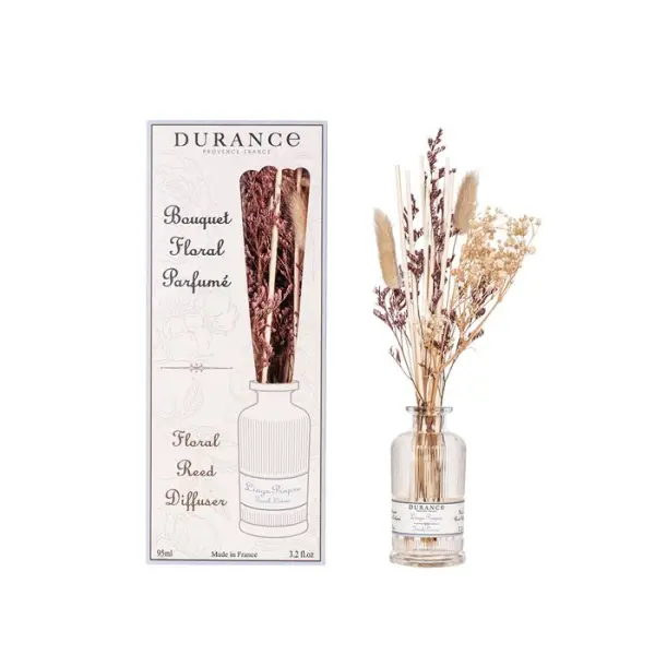 Bouquet floral parfumé, diffuseur d'ambiance 'Linge Propre' - 95ml