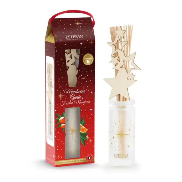 Bouquet parfumé, diffuseur d'ambiance mandarine givrée - 100ml