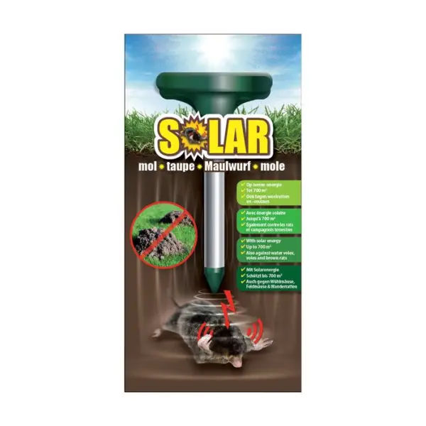 Dispositif anti-taupes à ultrasons Stop Taupes Solaire