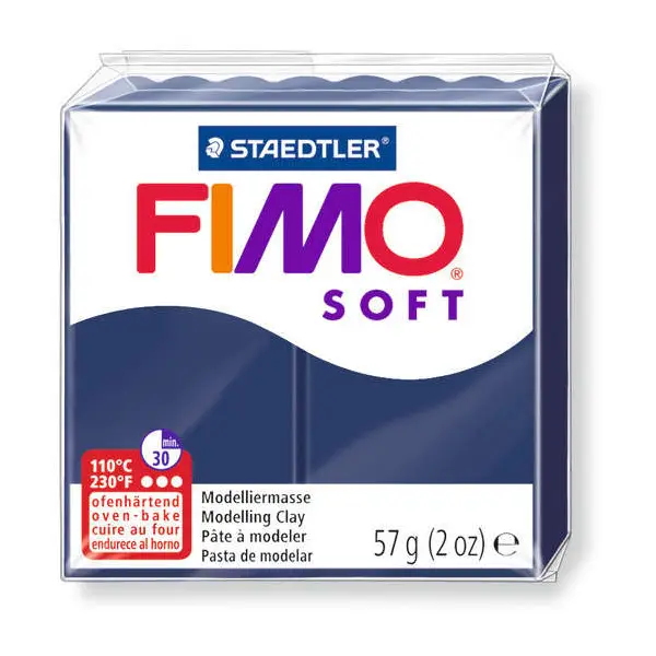 Pâte Fimo Soft, 57 g - Bleu foncé