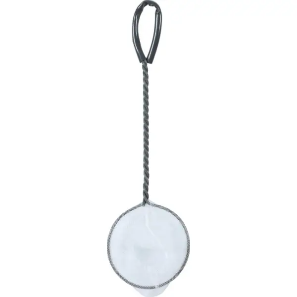 Epuisette ronde blanche pour aquarium - D.10cm