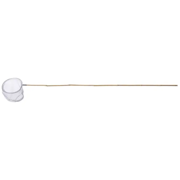 Epuisette à mailles larges Ø 3mm et manche en bambou 145cm