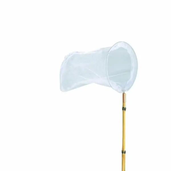 Epuisette à mailles larges Ø 3mm et manche en bambou 145cm