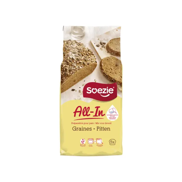 Farine All-In pour pain aux graines - 2,5kg