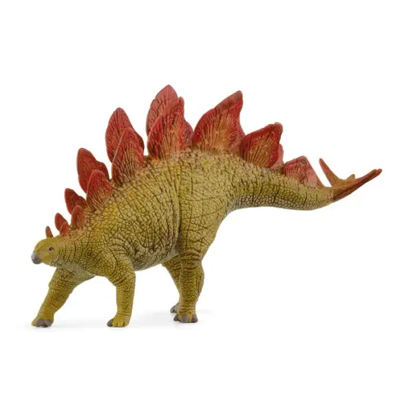 Figurine en plastique Stégosaure L. 20.0 l. 5.0 H. 10.0cm