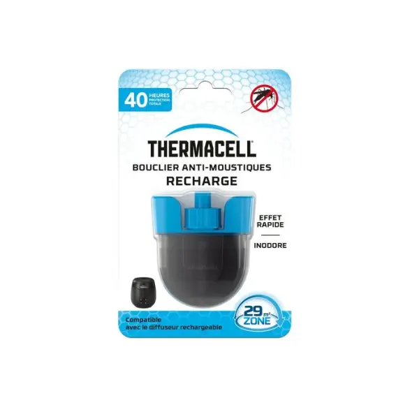 Recharge 40 h de diffusion pour bouclier anti-moustiques E55