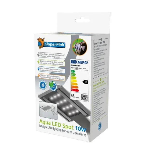 Spot d'éclairage Led 10 watts pour aquarium ouvert