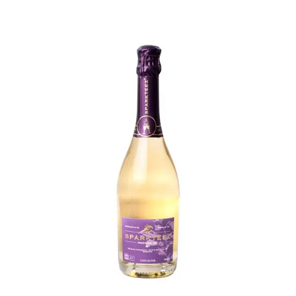 Thé pétillant bio 'Sparkteez', Earl Grey sans alcool - 75cl