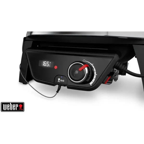 Barbecue électrique PULSE 1000 en aluminium noir - 60,53x53,52x68 cm
