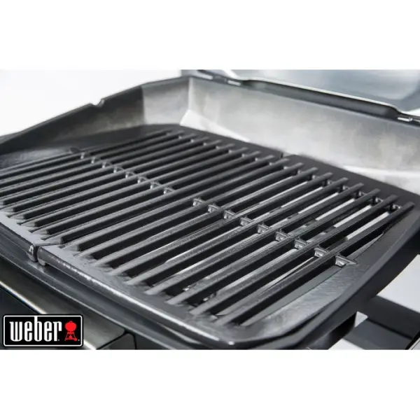Barbecue électrique PULSE 1000 en aluminium noir - 60,53x53,52x68 cm
