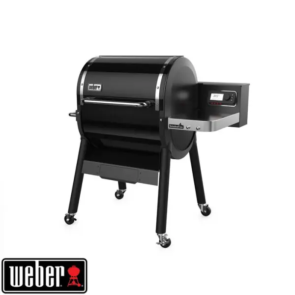 Barbecue à pellets SMOKEFIRE EX4 GBS en acier noir - 119x109x84 cm