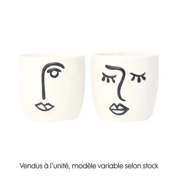 Cache-pot expression magnétique, plusieurs modèles disponibles - D.8cm