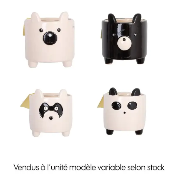 Cache pot Magnétique Animaux 2 Ø6cm