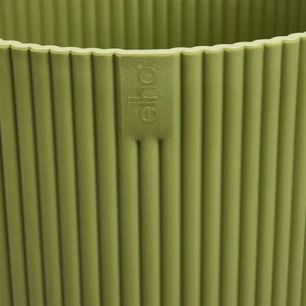 Cache-pot Vibes Fold, coloris vert fougère - D.14cm