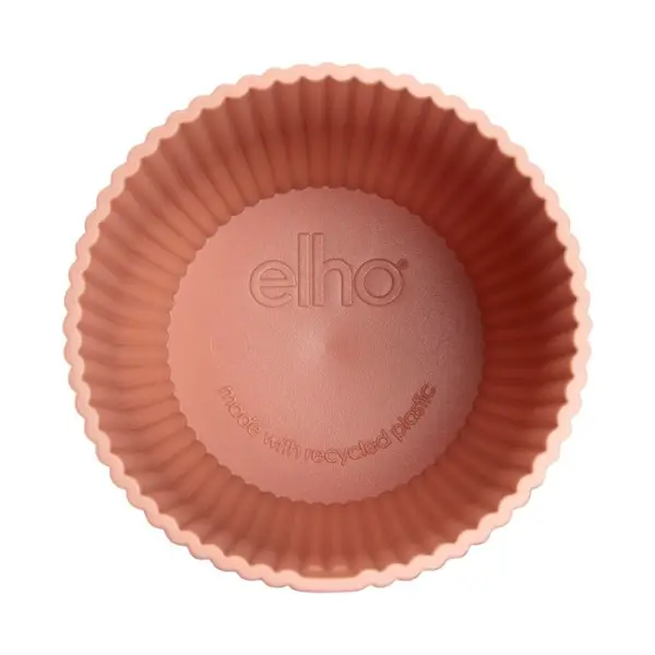 Cache-pot "Vibes fold", coloris rose poudré - D.11cm