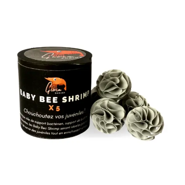 Cachettes pour jeunes crevettes "Baby bee shrimp" - x5pcs