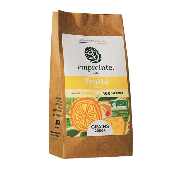 Café en grain bio 'Fruité' - 200g