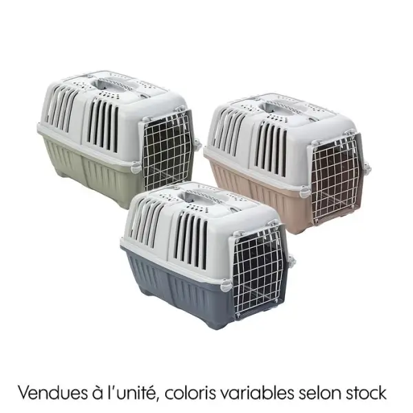 Caisse de transport pour chien Pratiko 2, coloris variables - 55x36cm