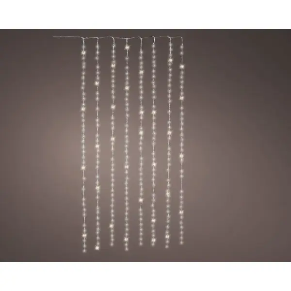 Rideau lumineux animé 320 led, blanc chaud - 2m