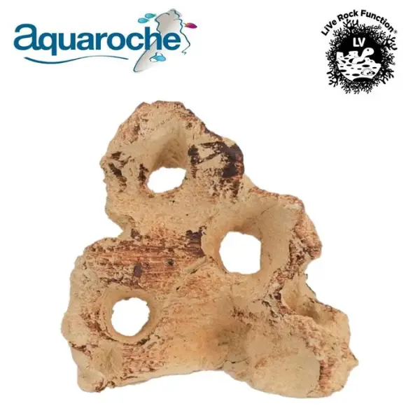 Roche 3 trous pour décoration d'aquarium